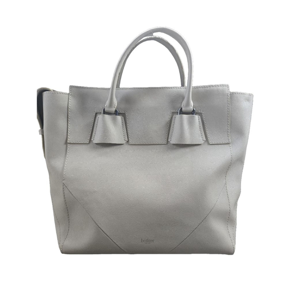 Women's Botkier Gray Leather Tote Bag Satchel

Preowned/Gently u - Picture 1 of 8